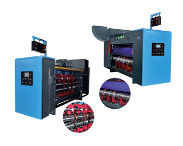 Die-cutting unit (Servo-driven eight-axis slotless without tooling + tool path separation)